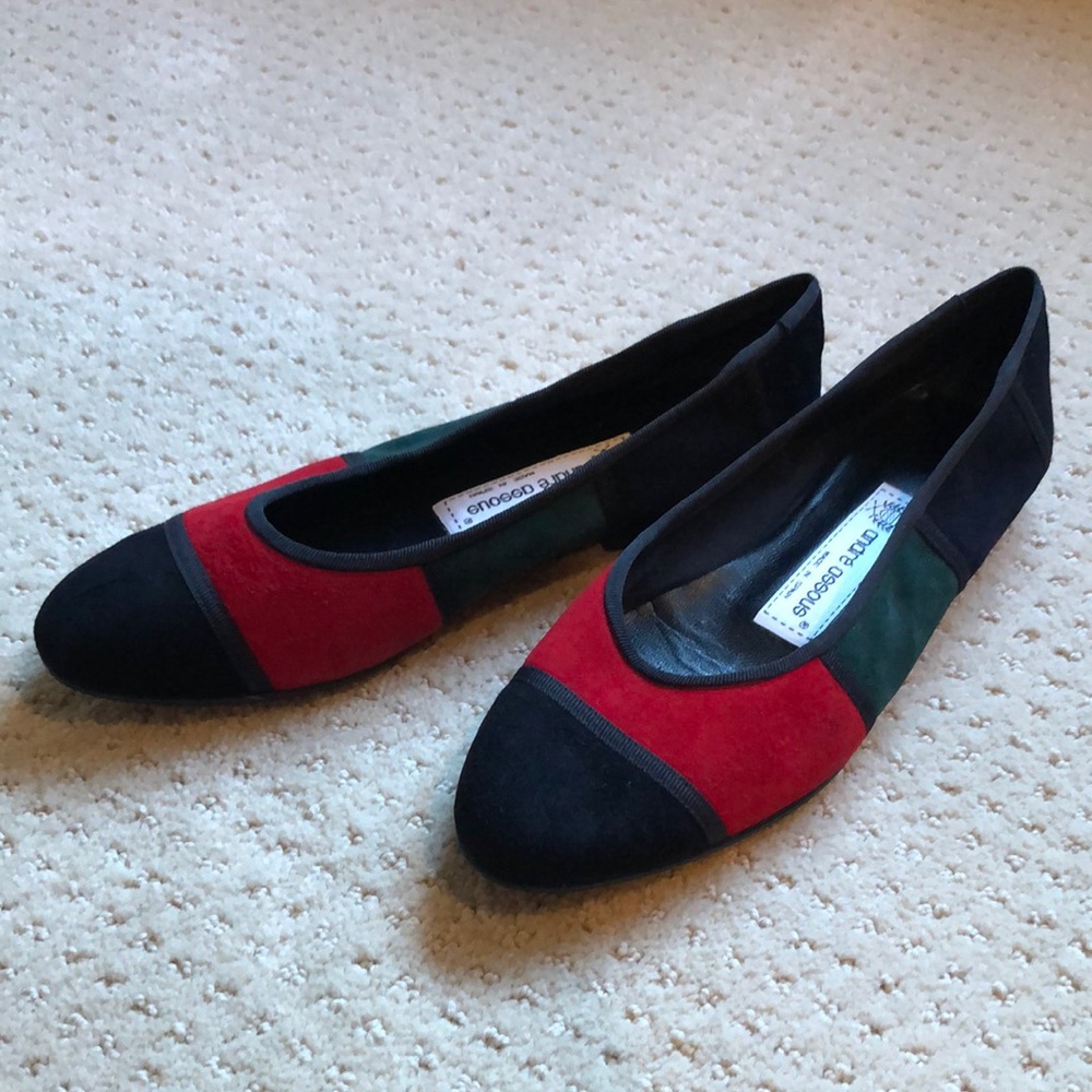 Andre Assous Multicolor Suede Flats